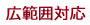 広範囲対応